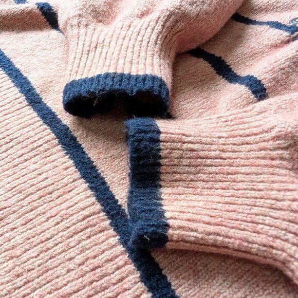 Madewell Pembury Henley Mockneck Sweater S Pink - Picture 8 of 9